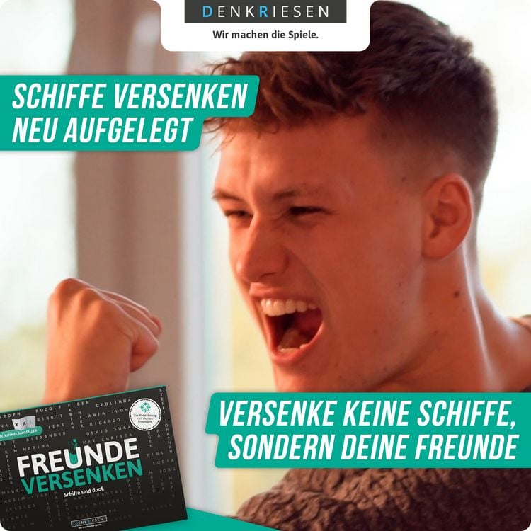 Produktbild: FREUNDE VERSENKEN&reg; - "Schiffe sind doof" - Schiffe versenken neu aufgelegt