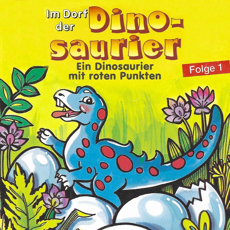 Produktbild: Ein Dinosaurier mit roten Punkten