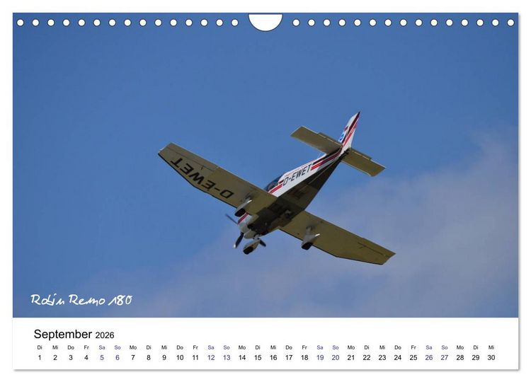 Produktbild: Fliegerschule Wasserkuppe (Wandkalender 2026 DIN A4 quer), CALVENDO Monatskalender