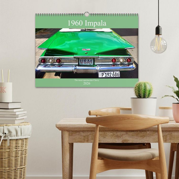 Produktbild: 1960 Impala - The most spectacular Chevy (Wall Calendar 2026 DIN A3 landscape), CALVENDO 12 Month Wall Calendar