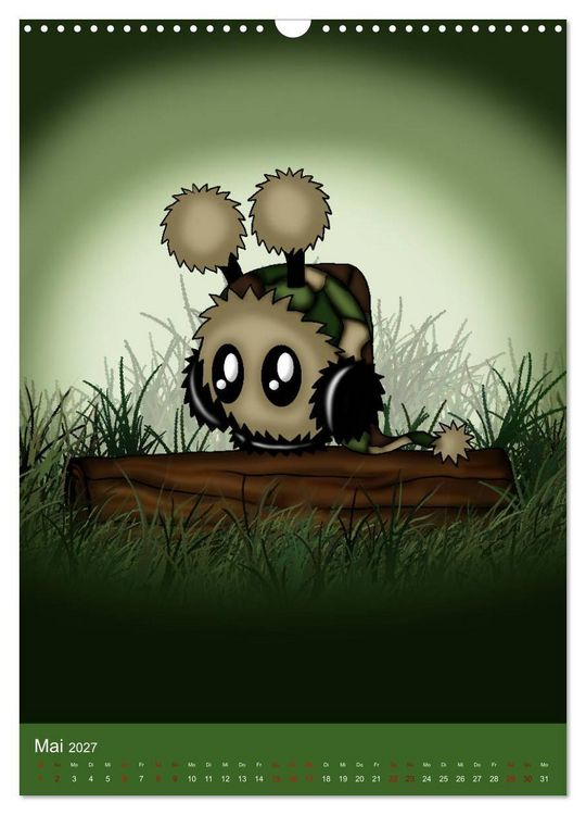 Produktbild: Mimiplushies (Wandkalender 2027 DIN A3 hoch), CALVENDO Monatskalender