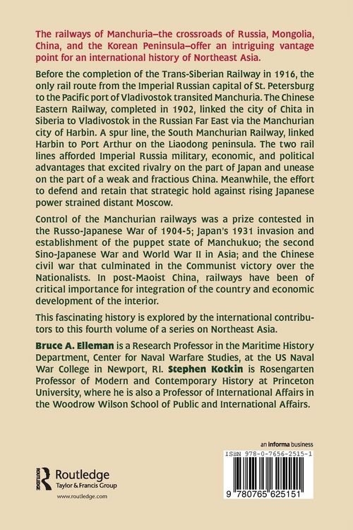 Produktbild: Manchurian Railways and the Opening of China