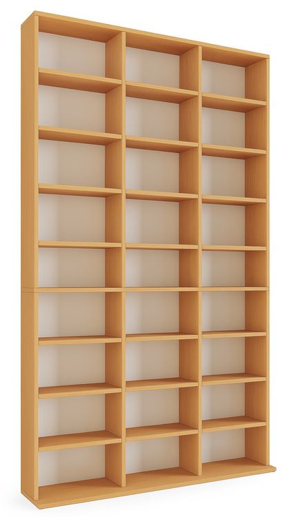 Produktbild: Holz CD DVD Standregal B&uuml;cherregal Regal Megosa XL