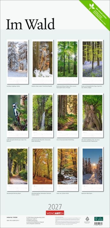 Produktbild: Im Wald Kalender 2027