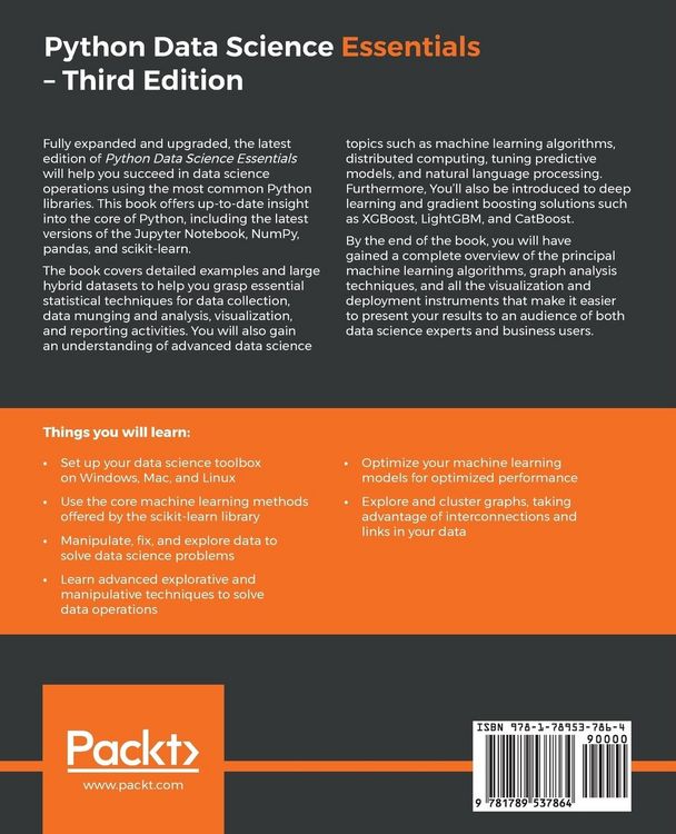 Produktbild: Python Data Science Essentials