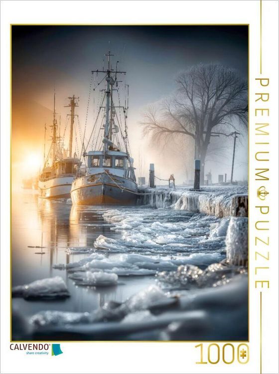 Produktbild: CALVENDO Puzzle Wintertr&auml;ume am Meer | 1000 Teile Lege-Gr&ouml;&szlig;e 64x48cm Foto-Puzzle f&uuml;r gl&uuml;ckliche Stunden