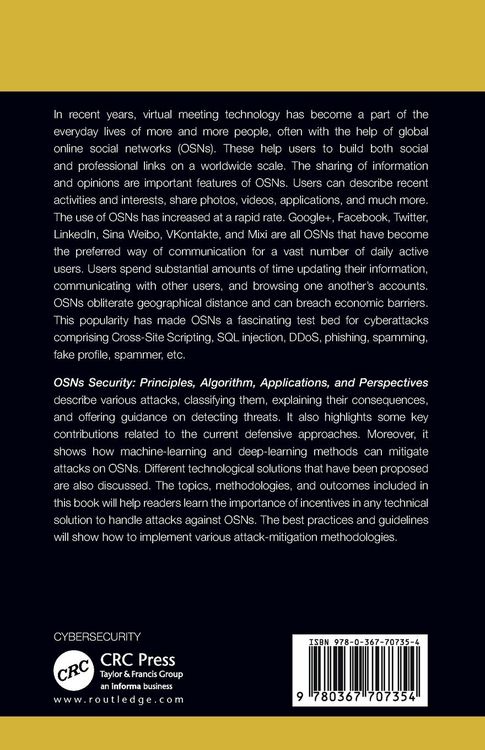 Produktbild: Online Social Networks Security
