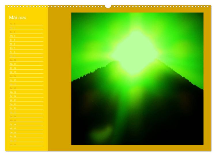 Produktbild: Licht-Portale 2026 (Wandkalender 2026 DIN A2 quer), CALVENDO Monatskalender