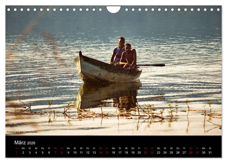 Produktbild: SAMBIA IM HERZEN AFRIKAS (Wandkalender 2026 DIN A4 quer), CALVENDO Monatskalender