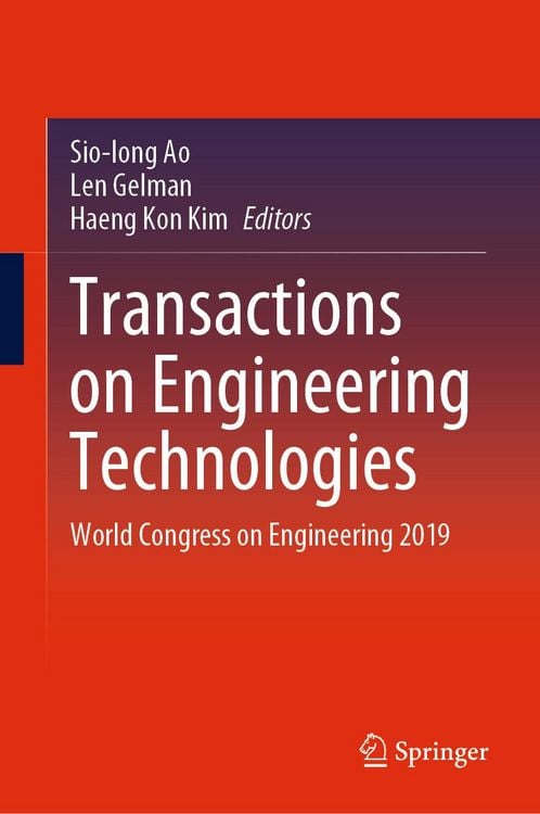 Produktbild: Transactions on Engineering Technologies