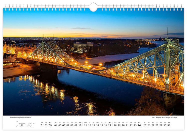 Produktbild: Kalender Dresden Elbflorenz 2027