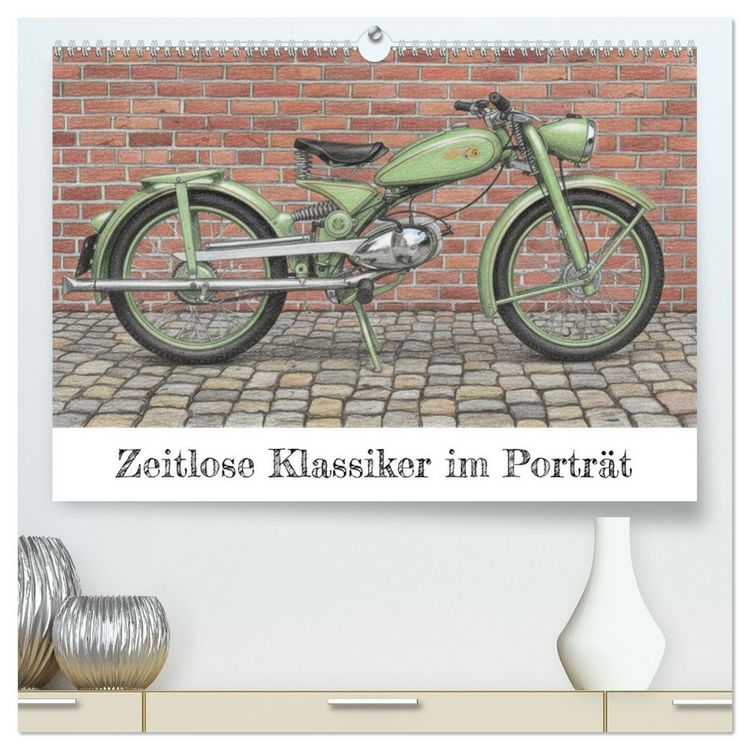 Produktbild: Zeitlose Klassiker im Portr&auml;t (hochwertiger Premium Wandkalender 2027 DIN A2 quer), Kunstdruck in Hochglanz