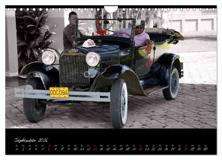 Produktbild: Kuba und die Oldtimer (Wandkalender 2026 DIN A4 quer), CALVENDO Monatskalender