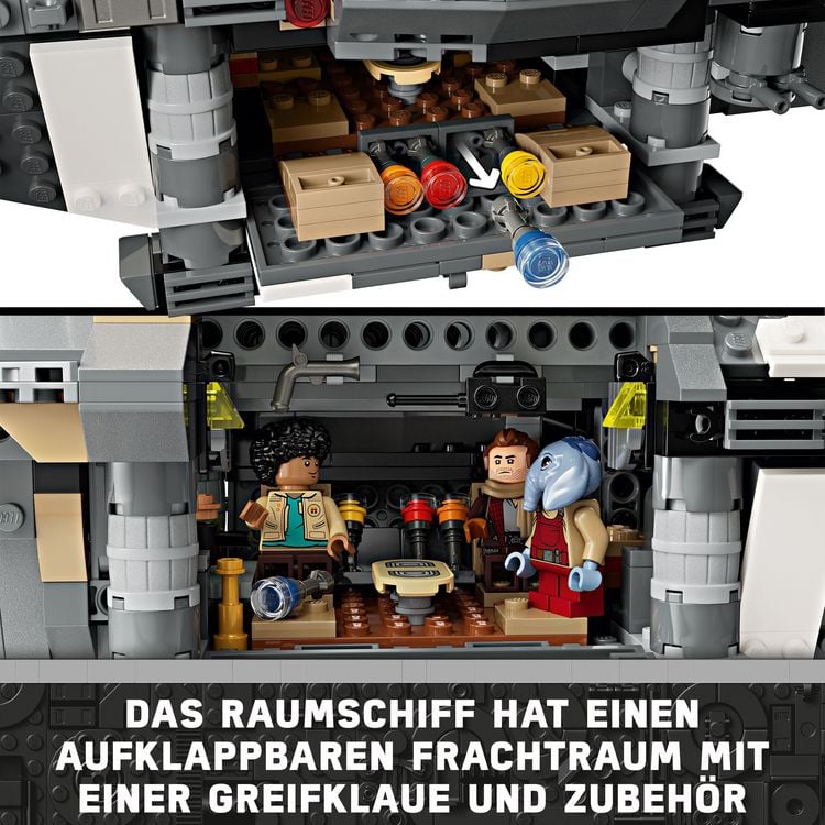 Produktbild: LEGO Star Wars: Skeleton Crew Die Onyx Cinder, Sternenschiff-Set 75374
