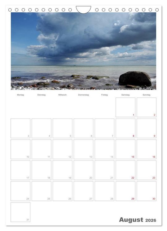 Produktbild: Insel R&uuml;gen / Planer (Wandkalender 2026 DIN A4 hoch), CALVENDO Monatskalender