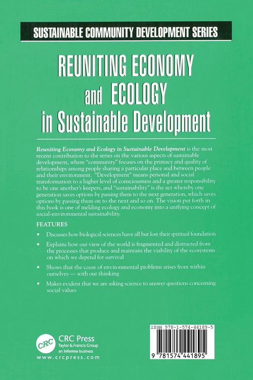 Produktbild: Reuniting Economy and Ecology in Sustainable Development