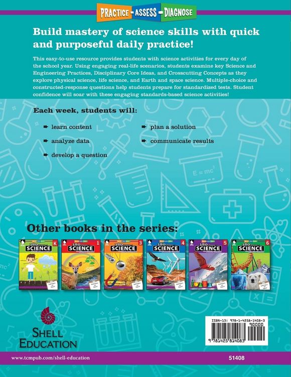 Produktbild: 180 Days of Science for Second Grade
