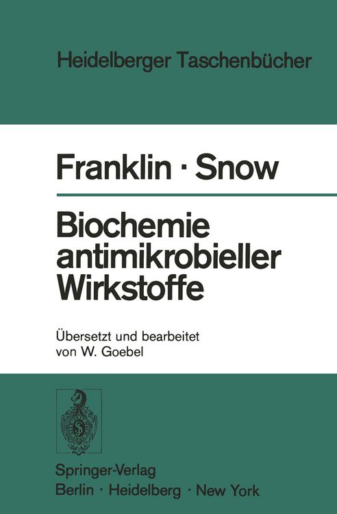 Produktbild: Biochemie antimikrobieller Wirkstoffe