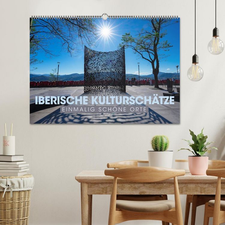 Produktbild: IBERISCHE KULTURSCH&Auml;TZE - Einmalig sch&ouml;ne Orte (Wandkalender 2026 DIN A2 quer), CALVENDO Monatskalender