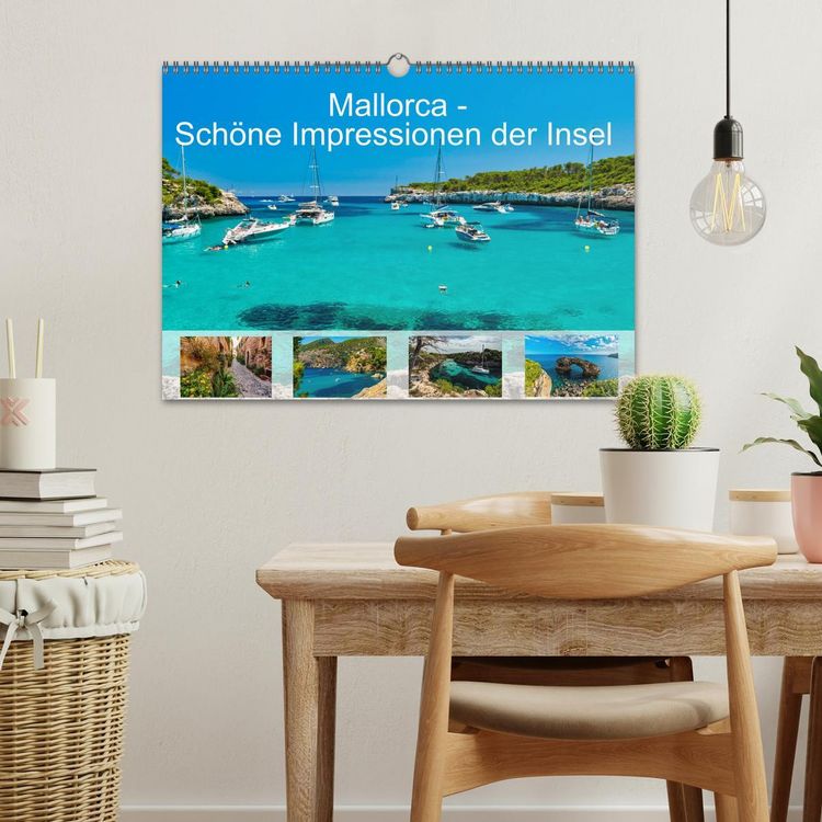Produktbild: Mallorca - Sch&ouml;ne Impressionen der Insel (Wandkalender 2026 DIN A3 quer), CALVENDO Monatskalender