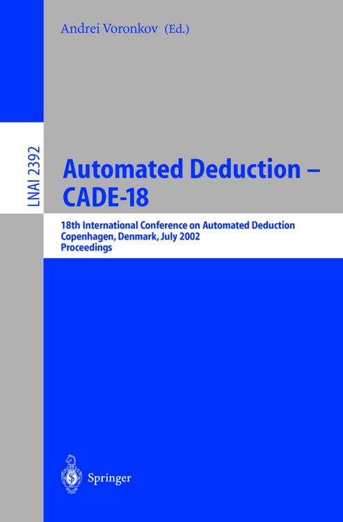 Produktbild: Automated Deduction - CADE-18