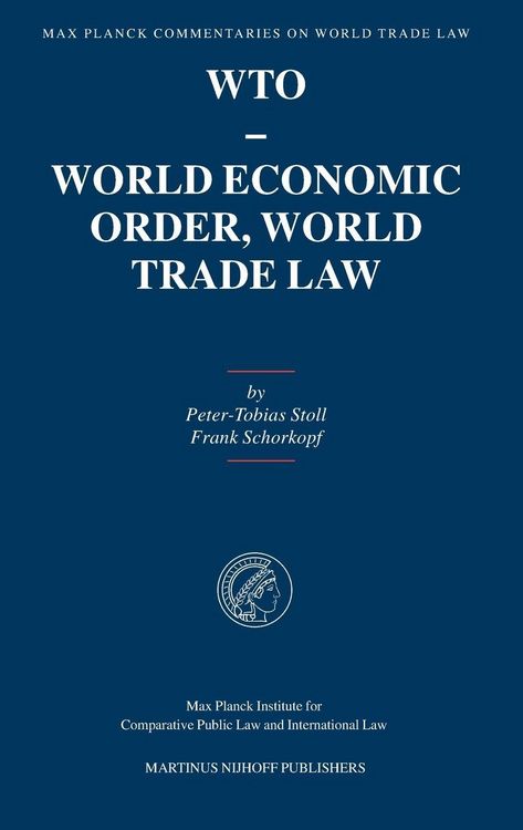 Produktbild: Wto - World Economic Order, World Trade Law