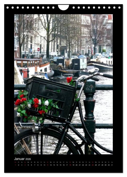 Produktbild: Amsterdam (Wandkalender 2026 DIN A4 hoch), CALVENDO Monatskalender