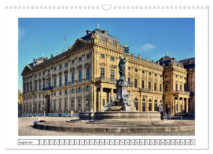 Produktbild: W&uuml;rzburg - Ansichtssache (Wandkalender 2026 DIN A3 quer), CALVENDO Monatskalender