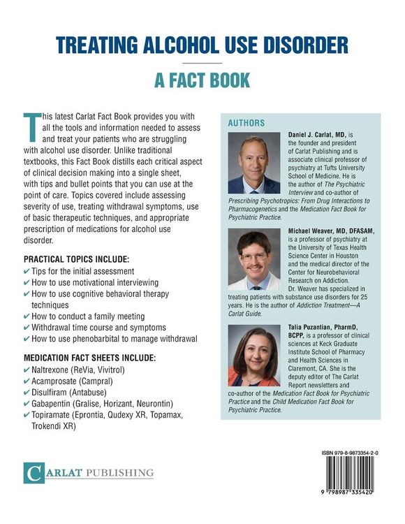 Produktbild: Alcohol Use Disorder-A Fact Book
