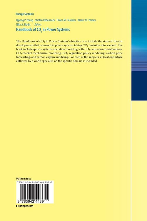 Produktbild: Handbook of CO₂ in Power Systems