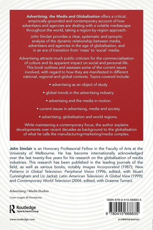 Produktbild: Advertising, the Media and Globalisation