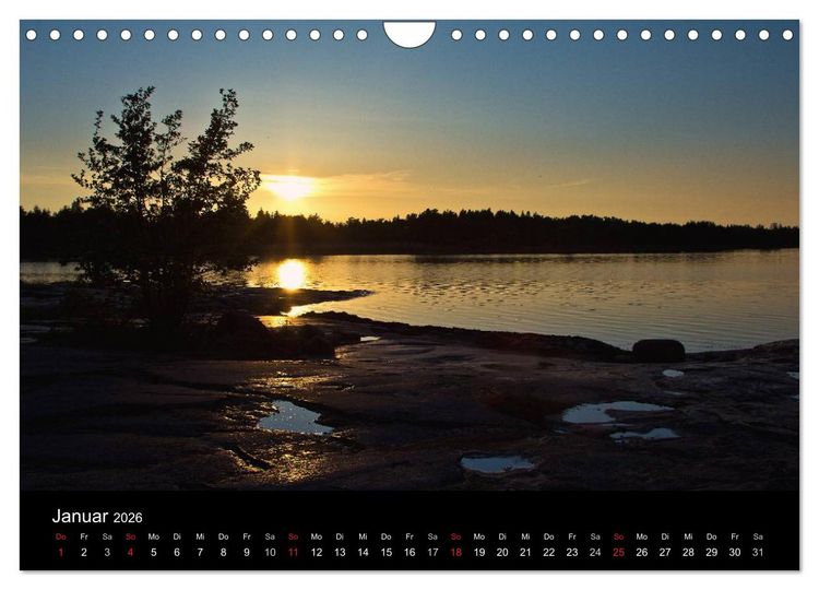 Produktbild: Lichter des Nordens (Wandkalender 2026 DIN A4 quer), CALVENDO Monatskalender