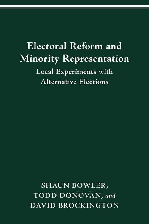 Produktbild: ELECTORAL REFORM AND MINORITY REPRESENTATION
