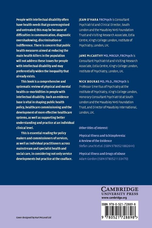 Produktbild: Intellectual Disability and Ill Health