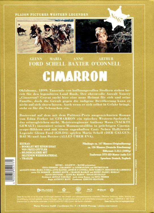 Produktbild: Cimarron (Edition Western-Legenden #67)