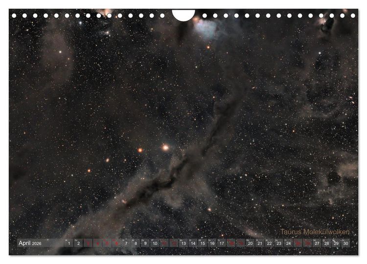 Produktbild: Deep Sky Kalender (Wandkalender 2026 DIN A4 quer), CALVENDO Monatskalender