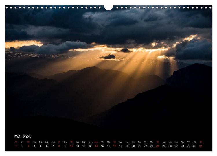 Produktbild: Ambiances Ari&egrave;ge Pyr&eacute;n&eacute;es (Calendrier mural 2026 DIN A3 vertical), CALVENDO calendrier mensuel