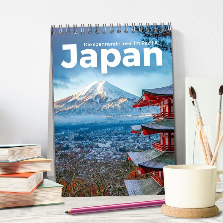Produktbild: Japan - Die spannende Insel im Pazifik. (Tischkalender 2026 DIN A5 hoch), CALVENDO Monatskalender