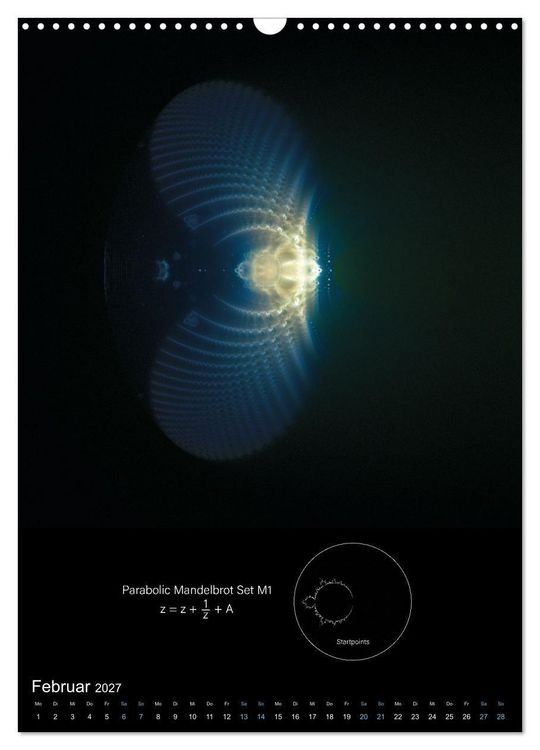 Produktbild: Buddhabrot fractal art (Wandkalender 2027 DIN A3 hoch), CALVENDO Monatskalender