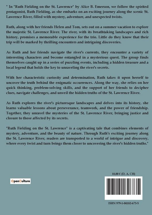 Produktbild: Ruth Fielding on the St. Lawrence