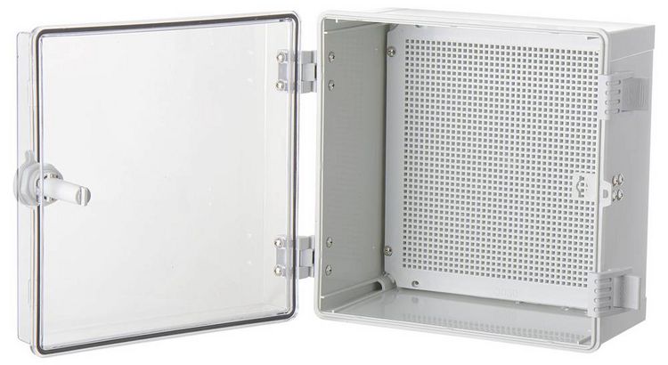 Produktbild: TRU COMPONENTS TC-PSC-30x30x18 Schaltschrank 300 x 300 x 180 ABS, Polycarbonat Hellgrau 1St.