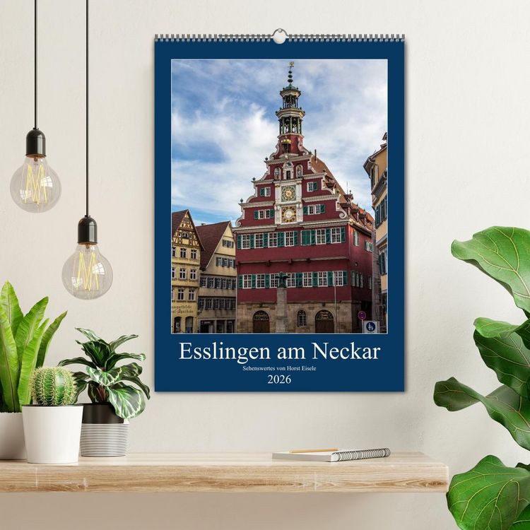 Produktbild: Esslingen am Neckar - Sehenswertes (Wandkalender 2026 DIN A2 hoch), CALVENDO Monatskalender