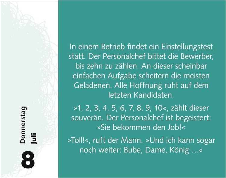 Produktbild: Witzirin Tagesabrei&szlig;kalender 2027 - Diese Packung enth&auml;lt: die lustigsten Witze f&uuml;r die t&auml;gliche Dosis Humor