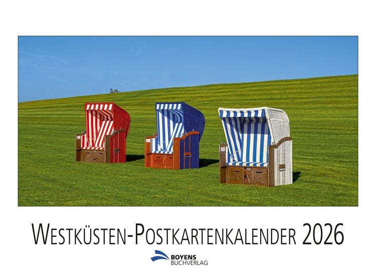 Produktbild: Westküsten-Postkartenkalender 2026