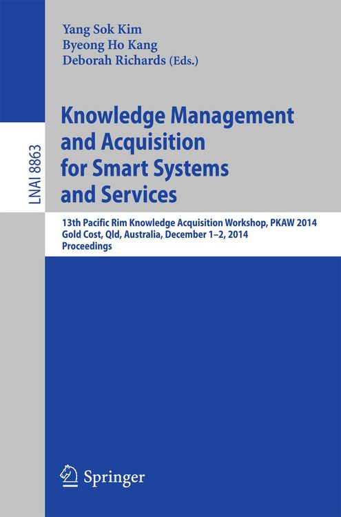 Produktbild: Knowledge Management and Acquisition for Smart Systems and Services