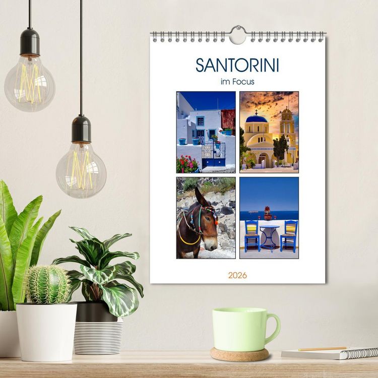 Produktbild: Santorini im Focus (Wandkalender 2026 DIN A4 hoch), CALVENDO Monatskalender