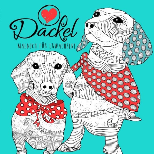 Produktbild: Dackel Malbuch f&uuml;r Erwachsene