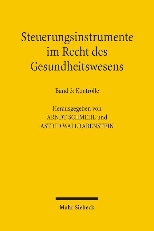 Produktbild: Steuerungsinstrumente im Recht des Gesundheitswesens
