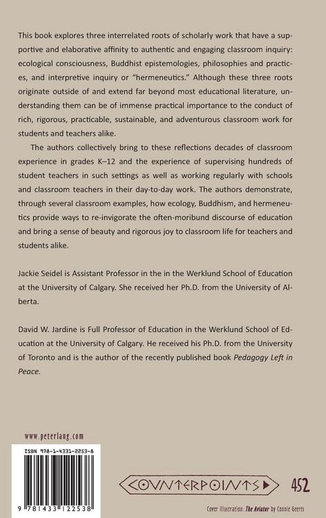 Produktbild: Ecological Pedagogy, Buddhist Pedagogy, Hermeneutic Pedagogy