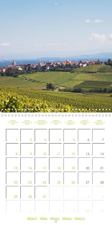 Produktbild: Wojciech, G: France Alsace - Charming Wine Region (Wall Cale